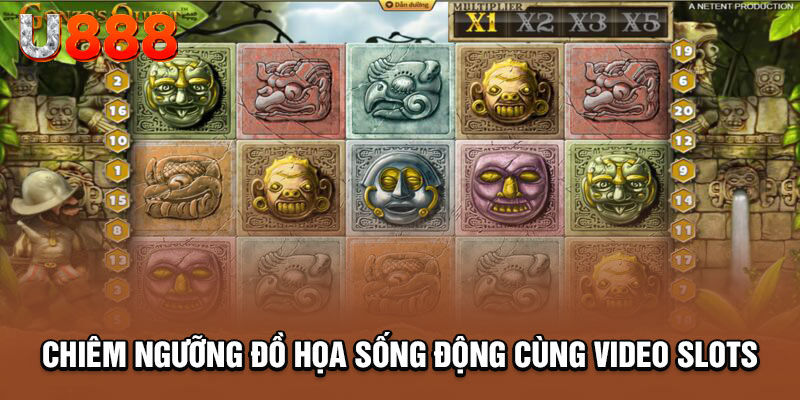 Video Slots mang đến trải nghiệm đồ họa sống động và tính năng phong phú